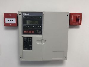 Fire alarm and security alarm system installed