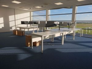 ExecuJet data, comms and electrical project by LIKE Electrical at Cambridge Airport