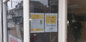 Dogs Trust shop window