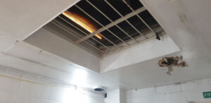 Ceiling prep for cabling