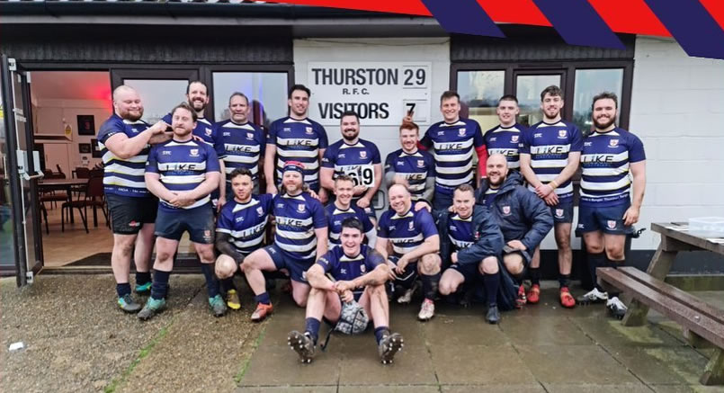 Thurston Rugby Club, 2nd Team, Bury St Edmunds, Sponsored by LIKE Electrical.
