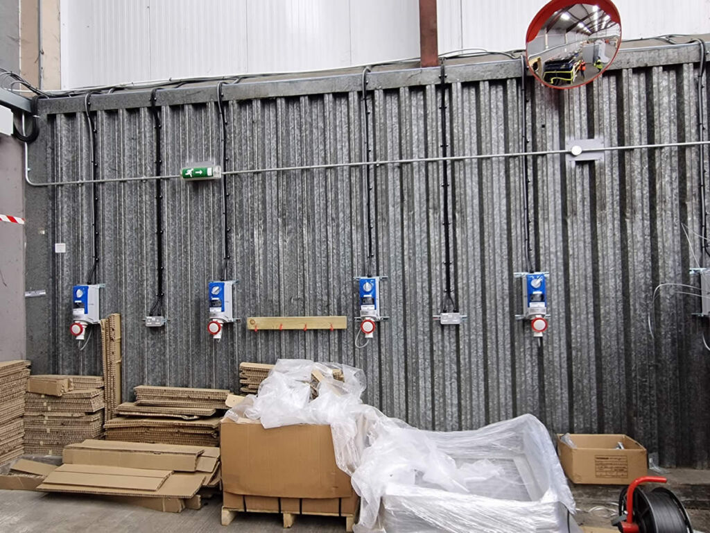 EcoCooling large warehouse electrical project