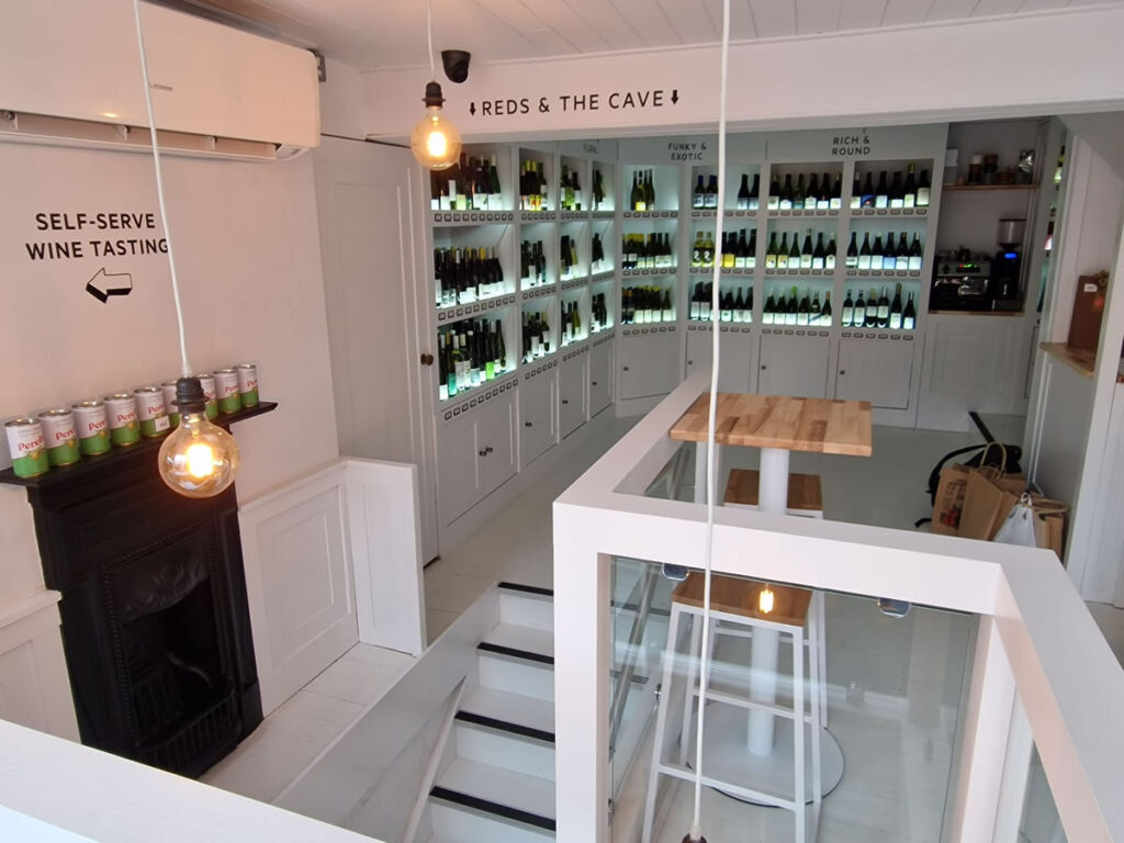 Shop lighting for Vino Gust, Bury St Edmunds