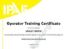 IPAF Certification