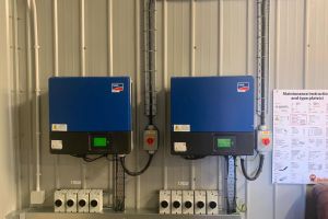 Solar installation at Hall Farm
