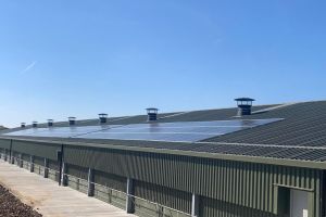 Solar installation at Hall Farm