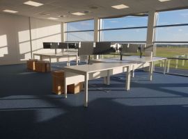 ExecuJet data, comms and electrical project by LIKE Electrical at Cambridge Airport