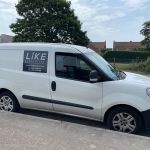 LIKE Electrical white van