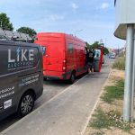 LIKE Electrical grey van - newly branded